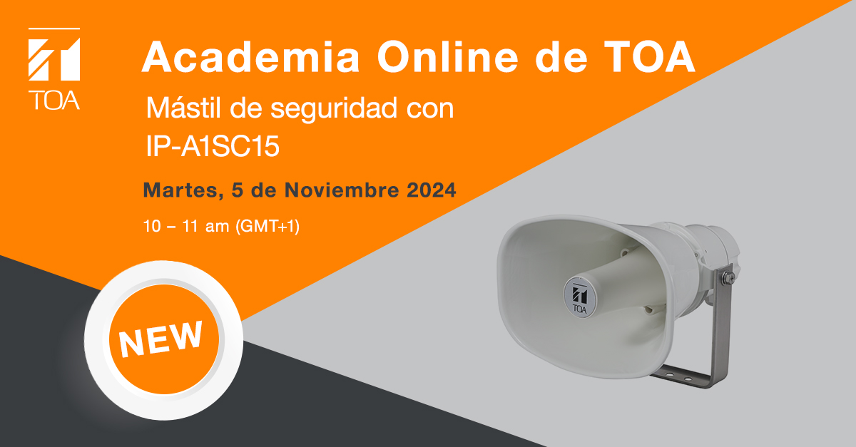 Mástil de seguridad con IP-A1SC15