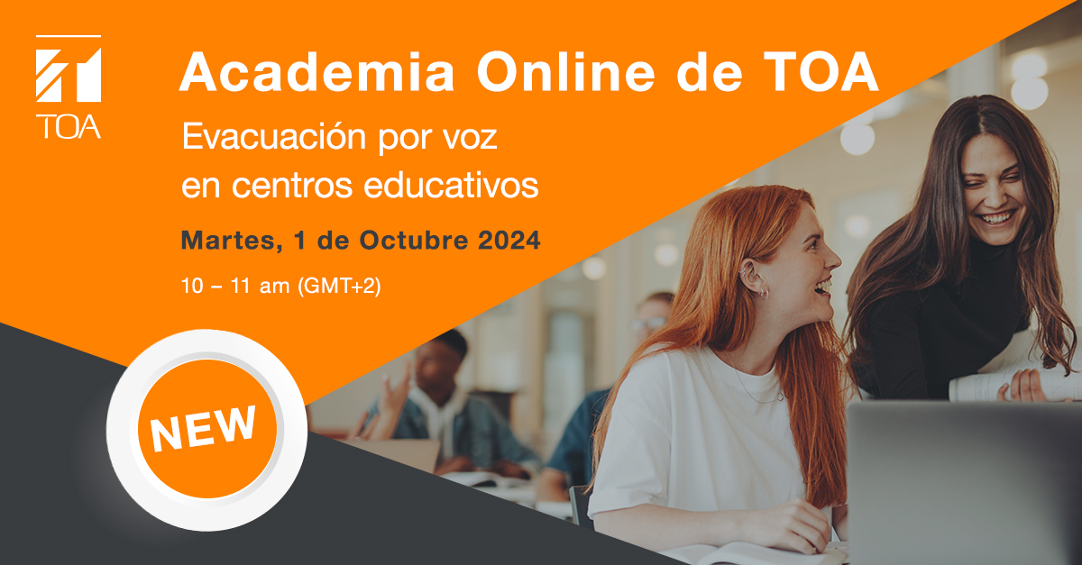 Evacuación por voz en centros educativos